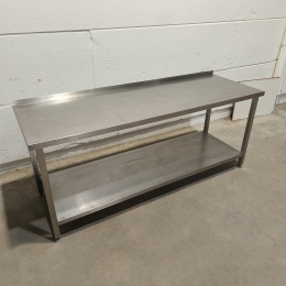 Table inox - 210x70x91 cm 